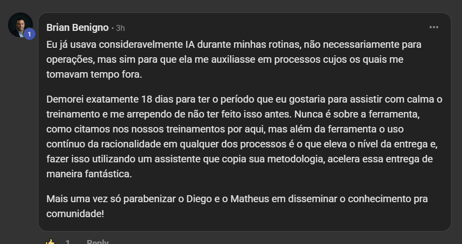 Depoimento de Brian Benigno